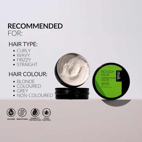 MUK. Haircare Forming Cream - Flexible Hold & Natural Sheen | 3.4oz