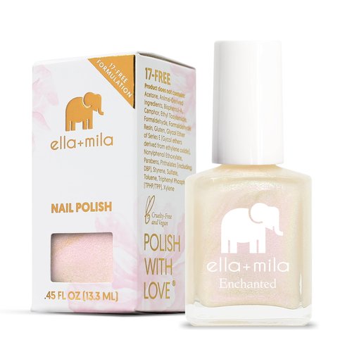 ella+mila Professional, Quick Dry, Long-Lasting & Chip-Resistant Gold Nail Polishes (Everglow - 0.45 fl oz)