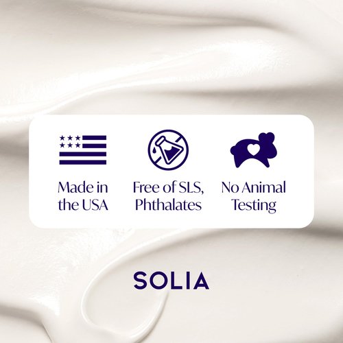 Solia Magnesium Sleep Cream, USA-Made Topical Magnesium Lotion for Sleep, Lavender Lotion for Feet Pain, Nighttime Mag Oil Body Butter, Foot Cream for Leg Cramps, Relaxing Rub for Muscle Soreness, 4oz