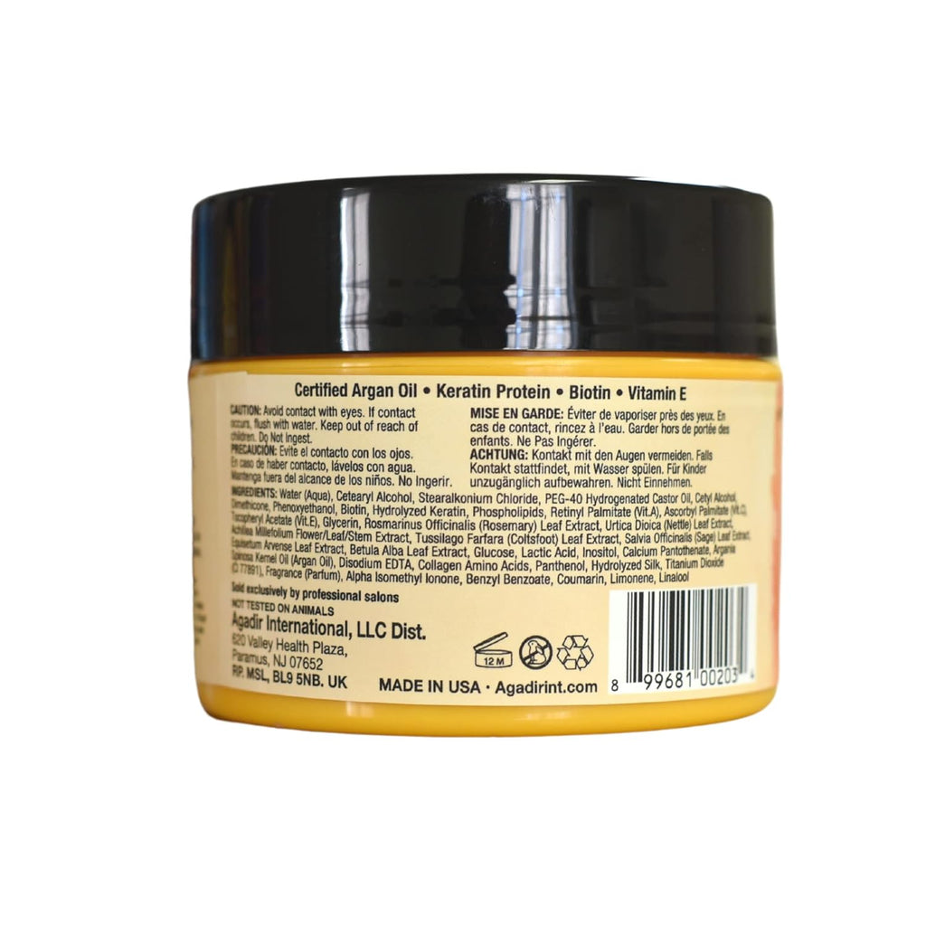 Agadir Moisture Masque - Deep Hydrating Hair Treatment | 8 Oz for Soft, Manageable Hair