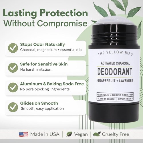 Regine Switzerland Magnesium Deodorant - Natural, Aluminum-Free Formula for Sensitive Skin | Long-Lasting Protection