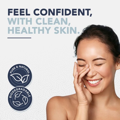 Dermacotton 100% Pure Cotton Face Towels – 80 Count Large Disposable Wash Cloths for Face Washing, Makeup Removal & Acne Care | Ultra Soft, Hypoallergenic & Fragrance-Free