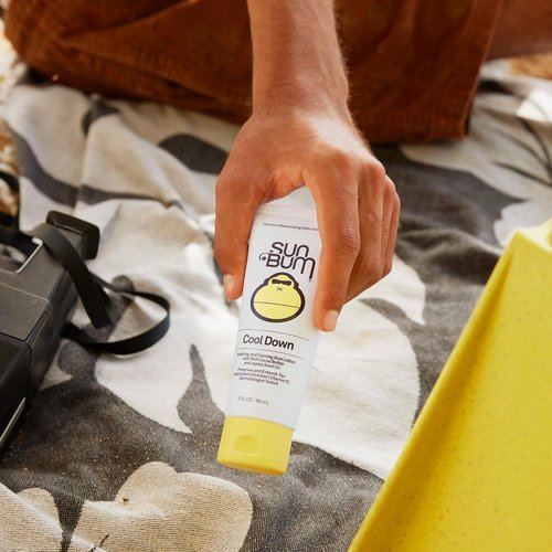 Sun Bum Aloe Vera Lotion - Vegan After Sun Care with Cocoa Butter for Soothing Hydration - Travel Size 3 oz