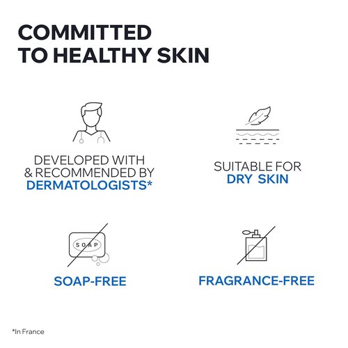 Uriage Xémose Face & Body Wash - Extra-Gentle Foaming Cleanser for Dry Skin | Fragrance & Soap-Free