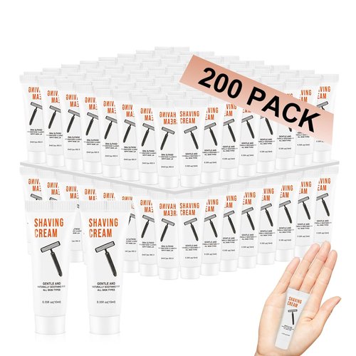 Skiennix Shaving Cream | Bulk Travel Size 10ml | Disposable Jasmine Scent for Hotels & Homeless
