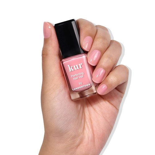 LONDONTOWN Nail Veil - Enhancing Nail Protectant & Strengthener | Vegan, Natural Tint, Chip-Resistant