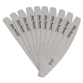 Forte Zebra Halfmoon Nail File 100/100 Pink Center 10 Pack