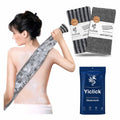 Yiclick 2 Pack Exfoliating Washcloth Towel - Body Scrubber Exfoliator, Loofah Sponge, Korean & Japanse & African Net Sponge Rag - Back Scrubber Washer for Use in Shower Bath