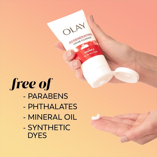 Olay Regenerist Face Wash - Regenerating Cream Cleanser for Radiant Skin | 5 Fl Oz