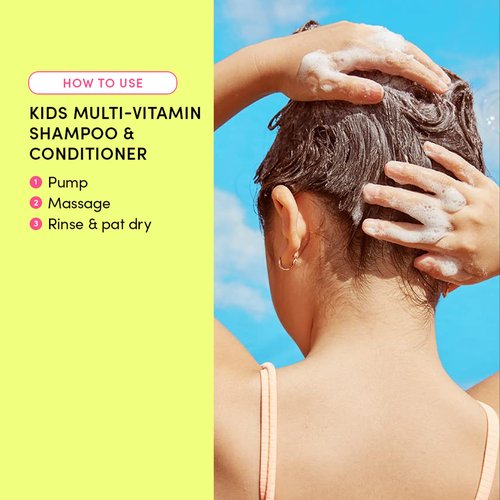 Evereden Kids Travel Essentials Set: Clean & Vegan 5-Piece Skin Care Travel Set for Kids | Body Wash, Lotion, Face Wash, Cream, 2-in-1 Shampoo & Conditioner | TSA-approved | Travel Size Toiletries