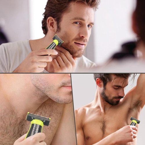 Skiennix Beard Trimmer - Rechargeable Men's Grooming Kit with Washable Electric Razors | Versatile for Face, Beard & Mustache