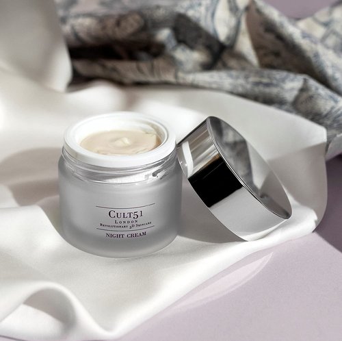 Cult51 Night Cream - Intensely Hydrating Anti-Aging Moisturizer - Reduces Wrinkles & Restores Glow - 1.6 Oz