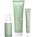 Caudalie Vinopure Acne Treatment Trio - Skin Perfecting Serum 30 mL | Purifying Gel Cleanser 75 mL | Salicylic Spot Solution 15 mL