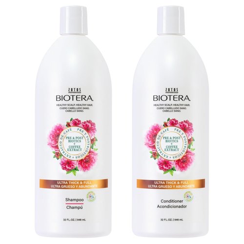 Biotera Volumizing Shampoo - Ultra Thick Formula for Fine Hair | Microbiome Friendly & Vegan | Paraben Free