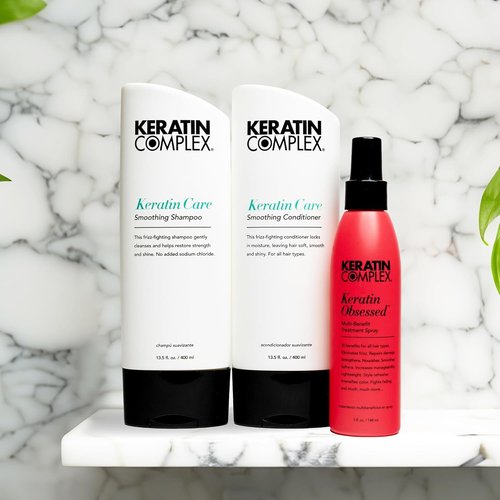 Keratin Complex Retail Kit - Nourishing Shampoo & Conditioner with 5oz Keratin Obsessed Treatment