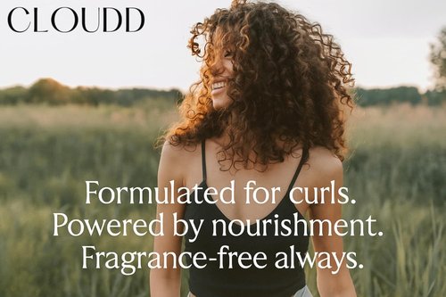 CLOUDD Curl Nourishing Leave-In Conditioner - Fragrance-Free Detangler Cream, 8 oz | Unscented Formula