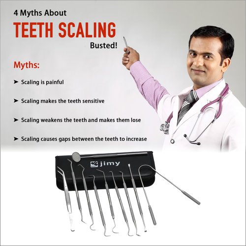 Jimy Dental Tools Set of 10Pcs, Professional Plaque Remover (10 Pack Dental Tools)