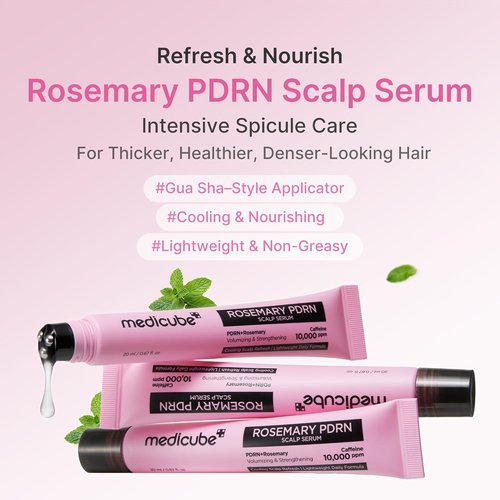 Medicube Rosemary PDRN Scalp Refresh Serum - Lightweight, Non-Greasy Treatment for Thicker Hair | 20ml