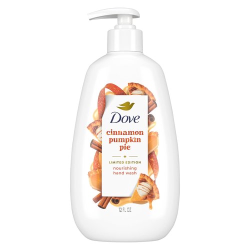 Dove Limited Edition Holiday Treats Liquid Hand Wash for Deep Nourishment Cinnamon Pumpkin Pie 12 oz