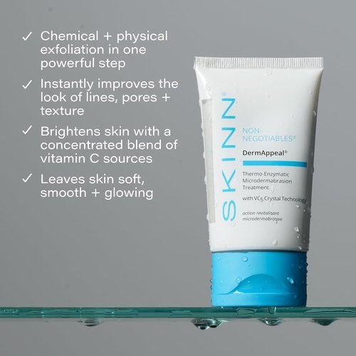 Skiennix Microdermabrasion Face Scrub - Professional Exfoliating Treatment with Headband | Daily Care for Smooth, Glowing Skin