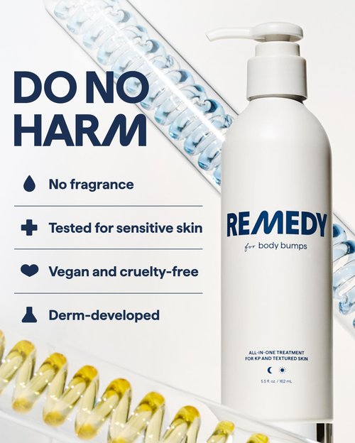 Remedy for Body Bumps | KP Exfoliating Body Moisturizer | Keratosis Pilaris (KP) Treatment For Textured, Crepey Skin with Urea, Lactic Acid, Retinol | Smoothing Body Lotion | By Dermatologist Dr. Shah