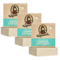 Dr. Squatch Natural Men’s Bar Soap - Cold Process Body Soap with Natural Oils - Coconut Castaway (5 oz, 3-Pack)