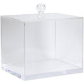 ForPro Premium Pure & Simple XL Facial Towel Acrylic Holder, Holds 50 Pure & Simple XL Facial Towels, Disposable Makeup Remover Dry Wipe Holder
