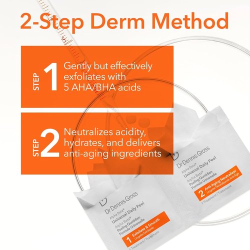 Dr. Dennis Gross Alpha Beta Daily Peel - Smooth Uneven Tone & Texture | 5 Treatments for Fine Lines