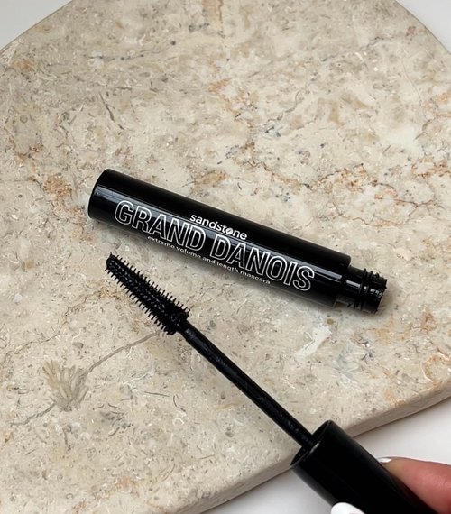 Sandstone Scandinavia Hypoallergenic Mascara for Sensitive Eyes - Black | Smudge-Proof, Sweat-Resistant, Vegan