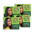 ORS Olive Oil Built-In Protection Full Application No-Lye Hair Relaxer Extra Strength (Pack of 4)