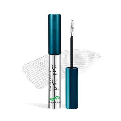 Pelo Baum Brow Brow Eyebrow Enhancer Serum with Peptides & Biotin for Thicker Fuller Looking Brows Nourishing Conditioner for Thin Sparse Eyebrows Men Women 0.34 Fl Oz