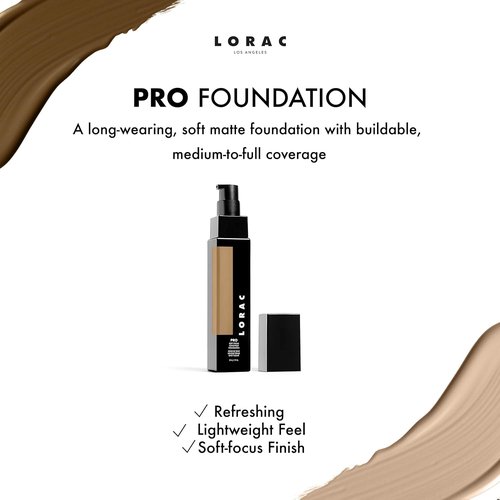 LORAC PRO Soft Focus Longwear Foundation - Flawless Finish | Lightweight & Buildable Coverage
