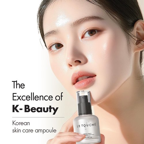 Le Touche Novus Ordo, NAD+ Ingredients, Revolutionary Korean Skincare Solution, Revitalizing Ampoule serum, NAD healthy aging, Elastic, Moisturing and Glowing Skin, Authentic K-beauty, 1.01 fl oz