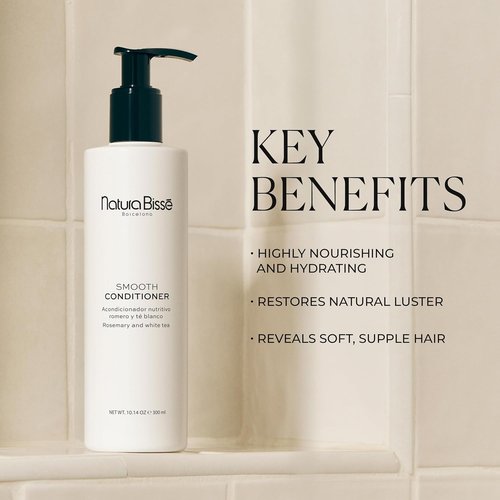 Natura Bissé Smooth Conditioner - Hydrating & Nourishing Formula | Rosemary & White Tea Scent, 10 Oz
