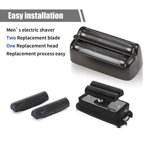 BaBylissPRO Replacement Foil & Cutter - Compatible with FXONE BlackFX Double Foil Shaver | Black