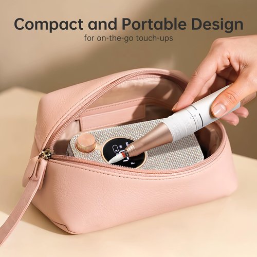 CHRISTINE SHELLY Electric Nail Drill, 40000RPM Cordless Nail File with 12 Drill Bits for Acrylic Nails Gel Polishing, E File Professional, Nail Kit Machine for Manicure Salon Home AB Diamond