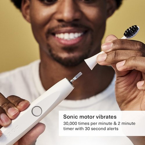 Boka Electric Toothbrush - Rechargeable Sonic Toothbrush with 2 Heads for Deep Cleaning - Dentist Recommended