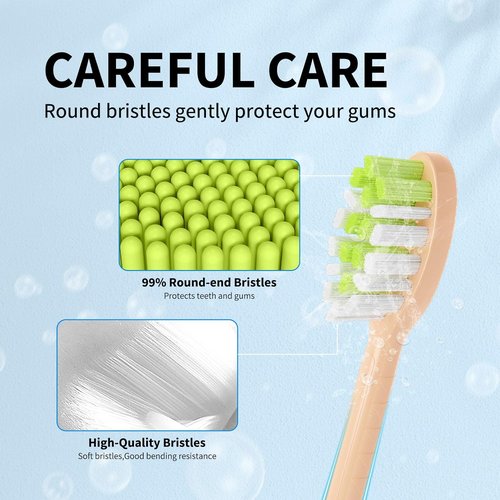 Philips One Sonicare Toothbrush Replacement Heads - Pink | 10 Pack Compatible with HY1200 & HY1100