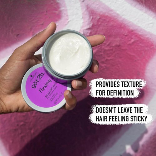Got2B Flexing Molding Paste - Strong Hold Hair Styling Cream | 2 oz for Effortless Styles