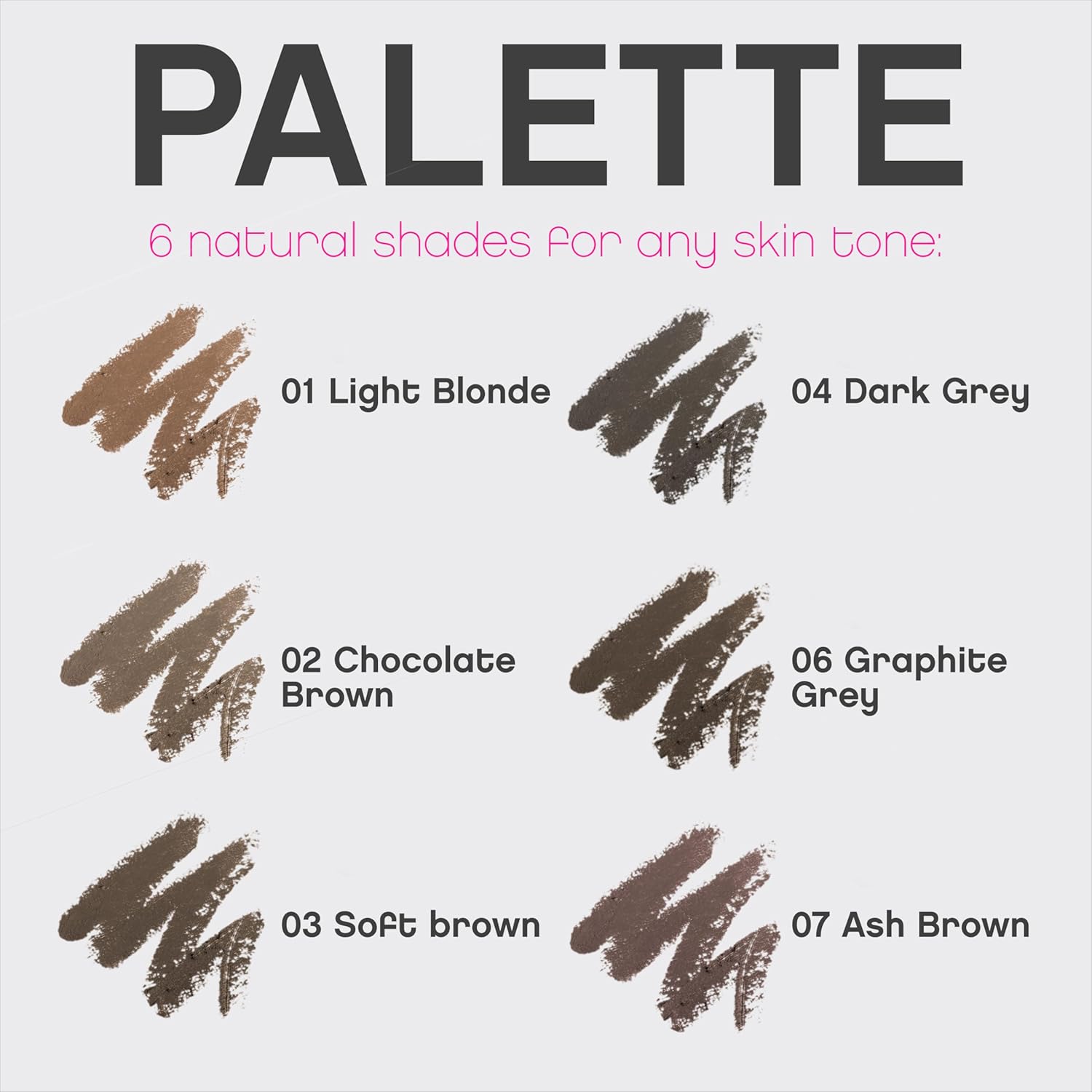 Vivienne Sabó Brow Arcade Eyebrow Pencil - Micro Definer with Brush for Cool Tones | Longwear Smudge-Proof, Shade 07 Ash Brown, 0.035 oz