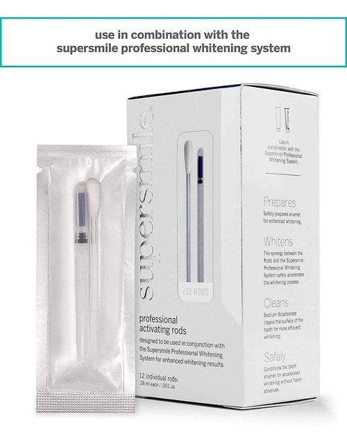 Supersmile Professional Whitening Activating Rods - Enhance Your Smile | 28 Count