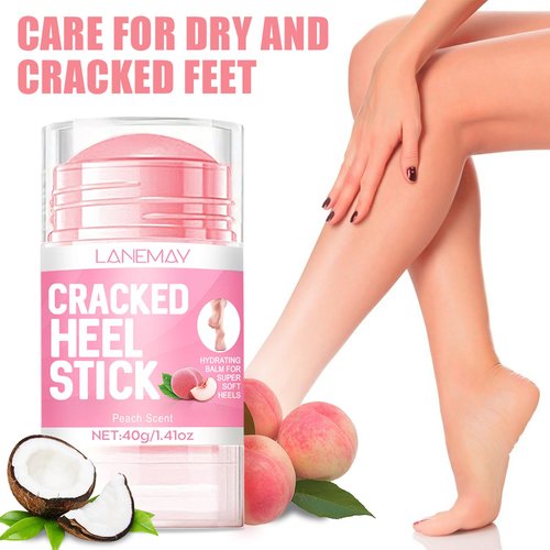 DENESTUP 2Pcs Urea Cream 60% for Feet & Dry Cracked Skin, Cracked Heel Repair Stick Maximum Strength Moisturizing Foot & Hand Balm, Repair Creams for Dry Feet, Knee, Elbow and Hand