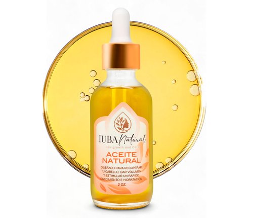 IUBA NATURAL HAIR GROWTH AND CARE Organic Scalp & Hair Oil – Natural hair oil for hair growth and repair – Strengthening hair treatment oil for women & men – Dry scalp solution 2 oz