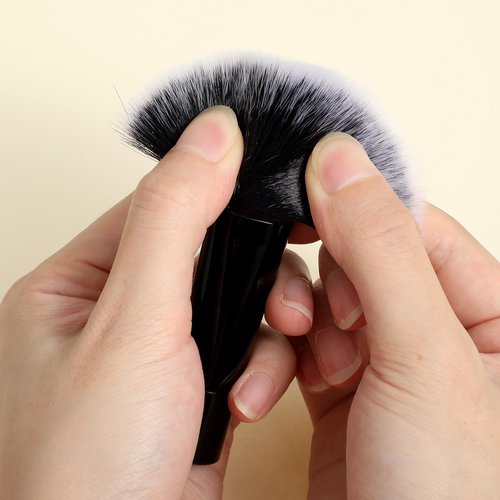 10 Pcs Travel Makeup Brush Set Mini Makeup Brushes Travel Size With Pack Portable Small Eyeshadow Eye Lipstick Foundation Brush Shadow Contour Blush Concealer (Black)