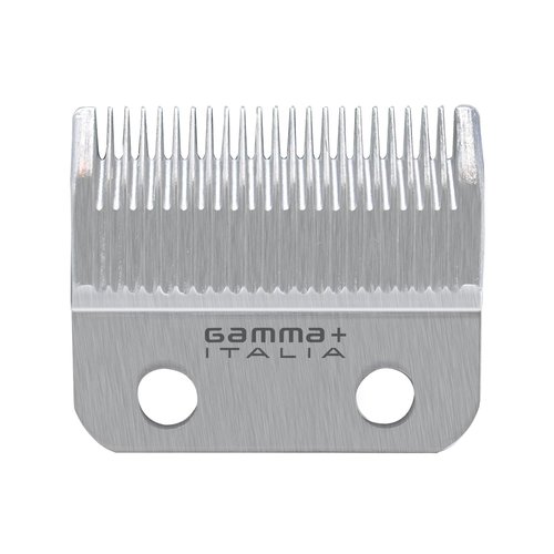 GAMMA+ Replacement Fixed Stainless Steel Taper Hair Clipper Blade with Stainless Steel Shallow Tooth 2.0 Cutter Set