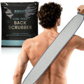 eaxun Exfoliating Back Scrubber with Plastic Handles for Shower, 36 Inches Bath Back Exfoliator Body Cleaner for Men, Women and Elderly, Dual-Sided Roughness Back Washer for Deep Cleansing