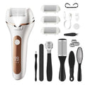 Electric Foot Callus Remover Rechargeable, Portable Electronic Foot File Pedicure Tools, Waterproof Electric Callus Remover Foot Scrubber, Professional Pedicure Foot Care Kit for Dead Cracked Dry Skin