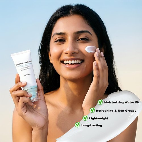 Centella | Korean Sunscreen SPF 50+ - Lightweight Mineral Formula for Sensitive Skin, 1.7 oz