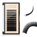 Classic Volume Lash Extension, 0.15 D Curl 8-15mm Mixed Eyelash Extension Lash Trays, Super Matt Black Individual Lash Extensions for Professional Salon Use