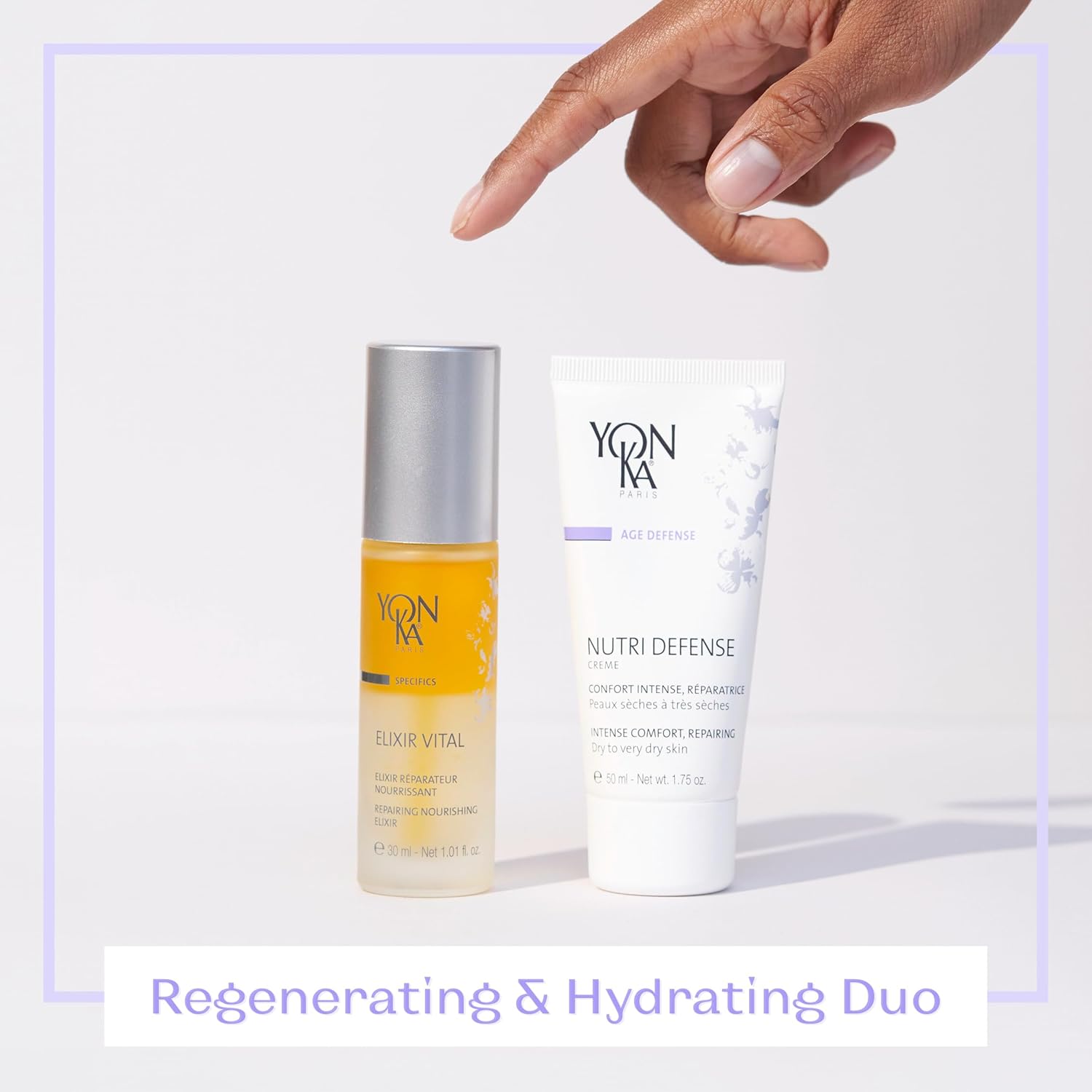Yonka Nutri-Defense Creme - Nourishing Facial Moisturizer with Shea Butter & Probiotics | For Dry, Sensitive Skin